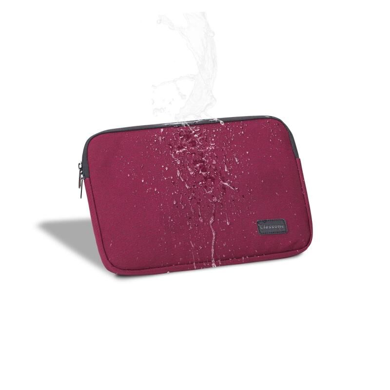 CLASSONE WSL1405 13-14 inch uyumlu Macbook Tablet Taşıma Çantası-Bordo