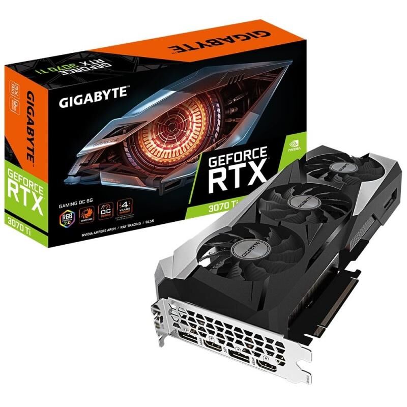 GIGABYTE GV-N307TGAM-OC-8GD RTX 3070 VISION OC 8G 256 BIT GDDR6