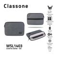 CLASSONE WSL1403 13-14 inch uyumlu Macbook Tablet Taşıma Çantası-Gri