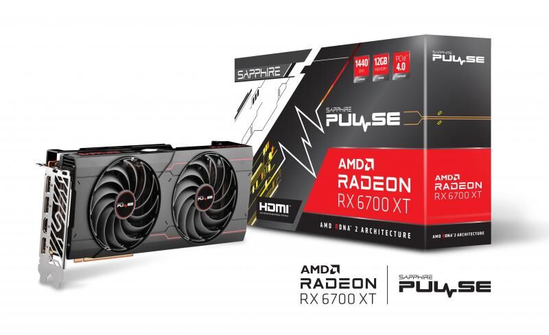 SAPPHIRE 11306-02-20G VGA PULSE RX 6700 XT GAM 12GB GDDR6 HDMI