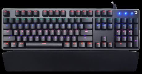 GAMEPOWER GAMEPOWER  SİYAH OPTİK MEKANİK SU GEÇİRMEZ GAMING KLAVYE MAVİ SWI CALYPSO