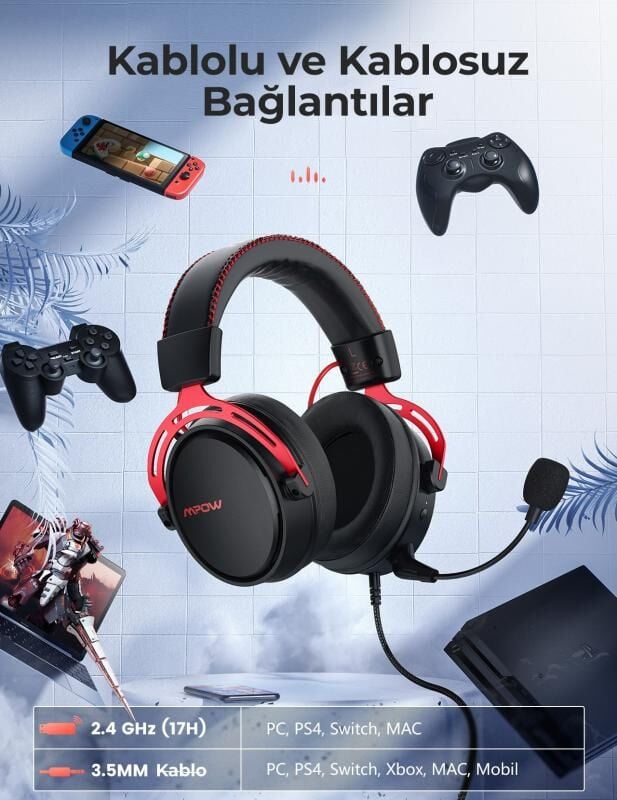 MPOW MPBH415AR Air II Surround Oyuncu Kulaklığı
