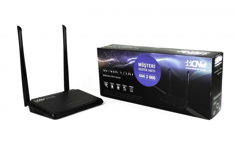 CNET 300Mbps 4xLAN 2x5dBi Router Kablosuz Sinyal Genişletici WNIR3200