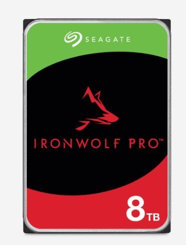 SEAGATE ST8000NT001 IronWolf Pro 8 TB Kurumsal NAS Dahili Sabit Disk HDD CMR 3.5'' SATA 6 Gb