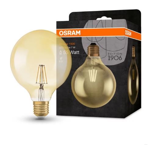 OSRAM 4058075809406 LED GLOBE FLAMENT 6.5W GOLD