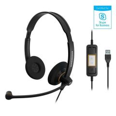 SENNHEISER SC 60 USB CTRL Çift Taraflı Taçlı USB Kablolu UC Kulaklığı