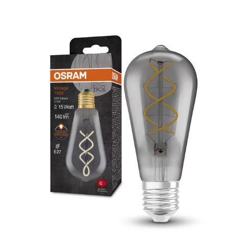 OSRAM 4099854091315 LED EDISON FLAMENT 4W FÜME