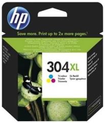 HP N9K07A No 304Xl Yüksek Kapasiteli Üç Renkli Kartuş