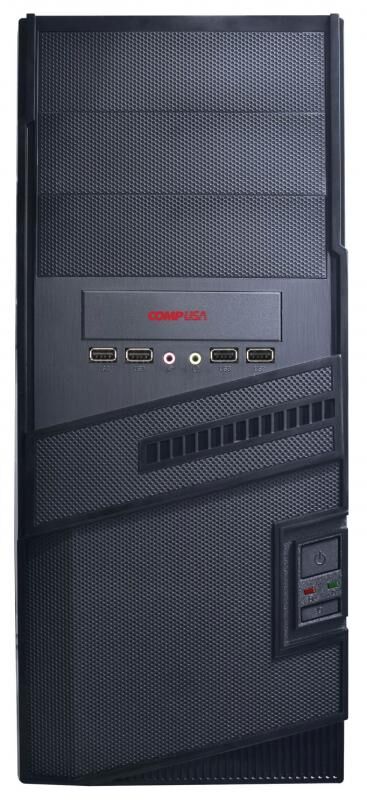 COMPUSA Powersız Penceresiz Midi Tower Siyah Gaming Kasa NOV02A