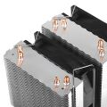DARK Freezer 2x92mm PWM Kırmızı Led Fan AMD,Intel İşlemci Soğutucu DKCCX94RD