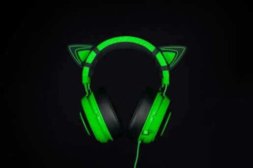 RAZER KITTY EARS FOR RAZER KRAKEN (GREEN) AKSESUAR