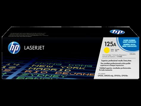 HP CB542A No 125A Sarı 1400 Sayfa Lazer Toner