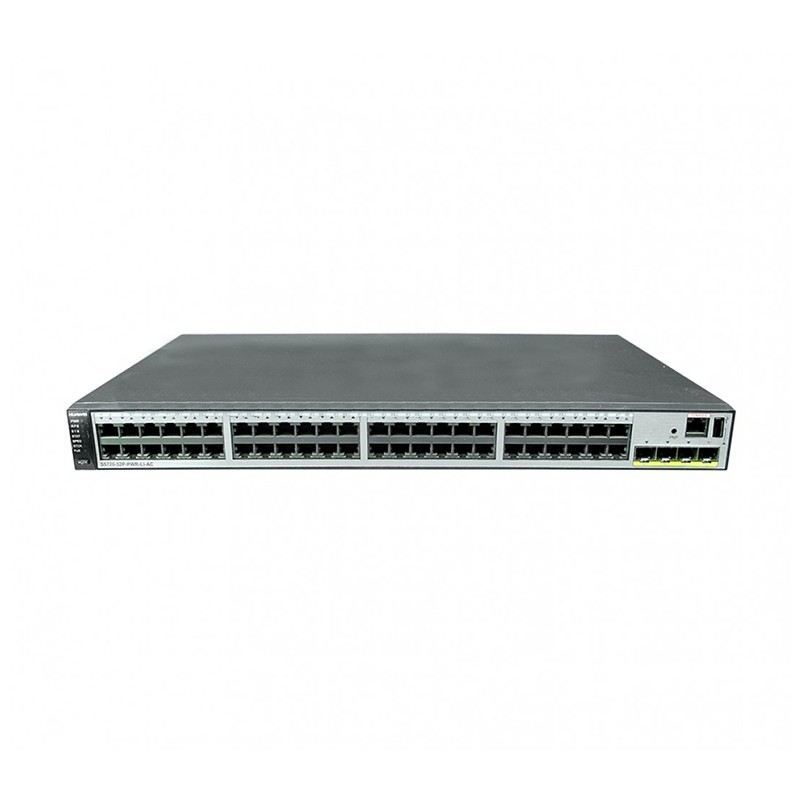 HUAWEI S5720-52P-PWR-LI-A 48 Ethernet 10/100/1000 ports,4 Gig SFP,PoE+,370W POE AC power support