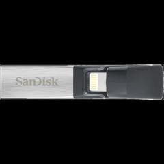 SANDISK 16GB IOS Ixpand USB3.0 Siyah Metalik Gri USB Bellek