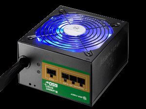 HIGHPOWER HP-EP-650S 650W 80+ BRONZE  ELEMENT SERİSİ MAVİ LED 12CM FANLI GÜÇKAYNAGI